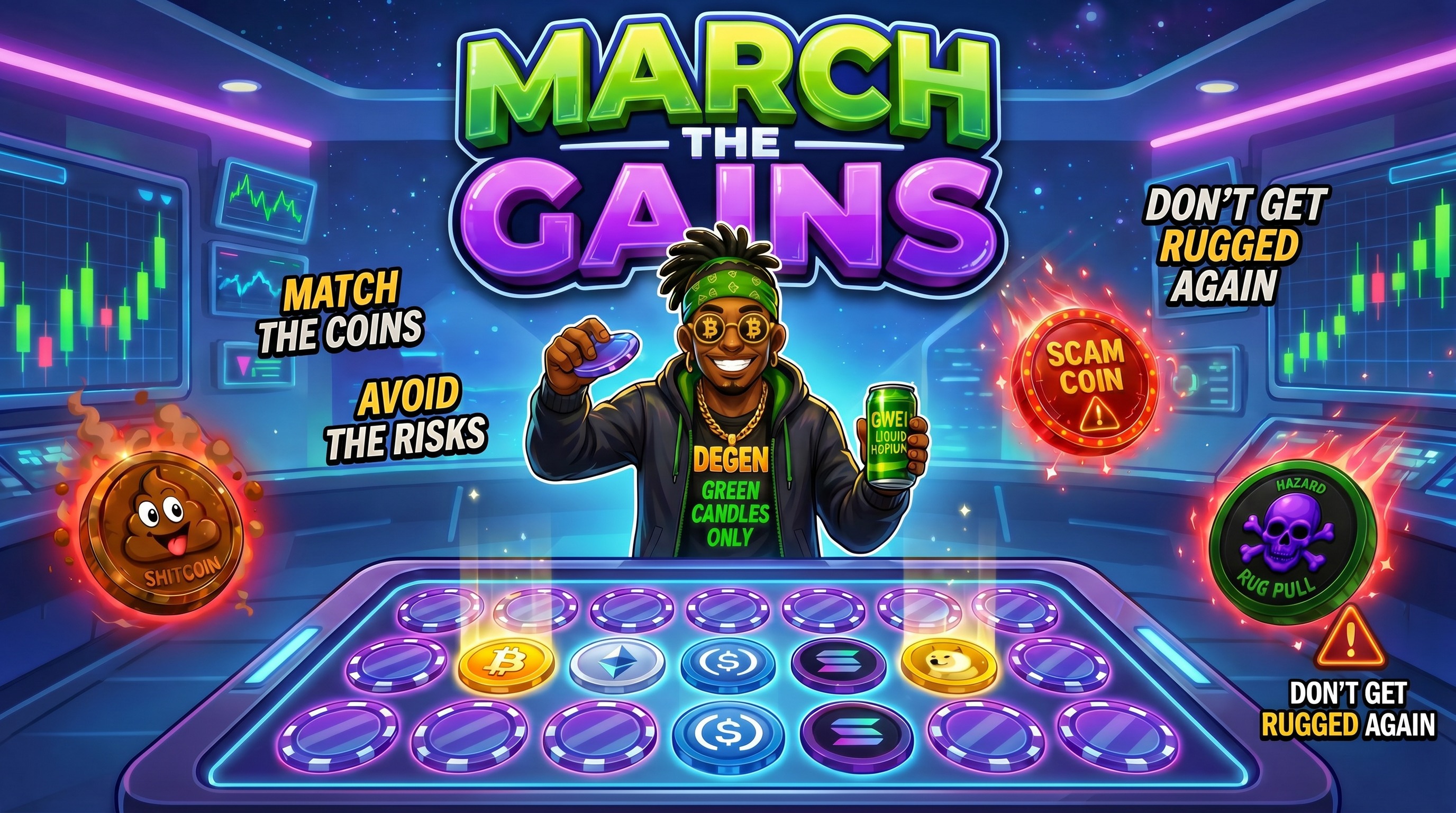 March the Gains cover